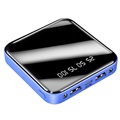 Mini Fast Power Bank 10000mAh - 2x USB - Blue
