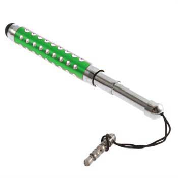 Mini Telescopic Capacitive Stylus Pen - Green