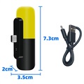 Mini USB-C Power Bank for Oculus Quest 2 - 3300mAh - Yellow / Black