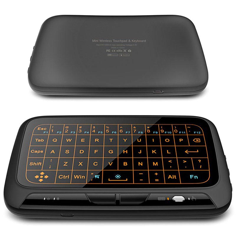 Mini Wireless Keyboard & Touchpad H18+ 2.4GHz Black
