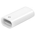 Miniature Portable Lightning Apple Pencil Adapter - White