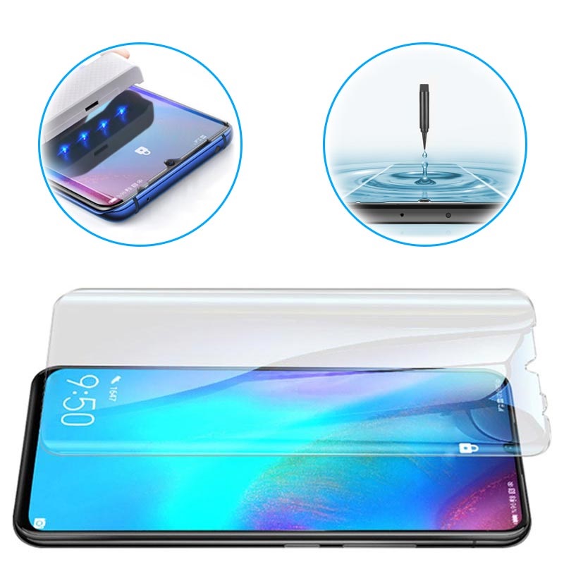 3-Layer Tempered Glass Screen Protector For Huawei P30 Pro – Full Cover, Anti-Fingerprint, Clear