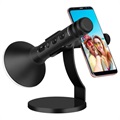 Momax Kmic Pro Wireless Karaoke Microphone with Smartphone Holder - Black