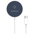 Momax UD19 Q.MAG iPhone 12/13 Magnetic Wireless Charger - Blue