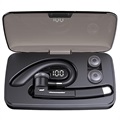 Mono Bluetooth Headset with Charging Case YK520 - Black