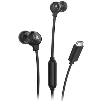 Motorola 3C-S Wired USB-C In-Ear Headphones - Black
