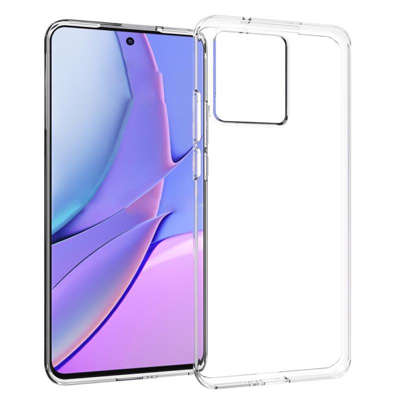 Ultra Clear Shockproof Case + Tempered Glass Screen Protector For Motorola Edge 40 Neo - TPU Slim Cover Bundle