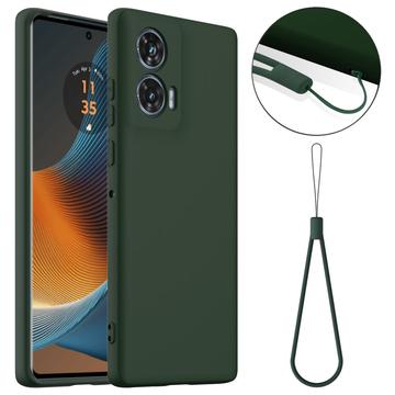 Motorola Edge 50 Fusion Liquid Silicone Case - MagSafe Compatible - Dark Green