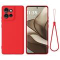 Motorola Edge 50 Neo Liquid Silicone Case - Red