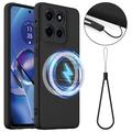 Motorola Edge 60 Stylus Liquid Silicone Case - MagSafe Compatible - Black