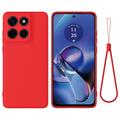 Motorola Edge 60 Stylus Liquid Silicone Case with Hand Strap