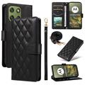 Motorola Edge 70 Luxury Quilted Wallet Case