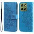 Motorola Edge 70 Mandala Series Wallet Case - Blue