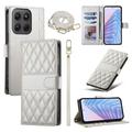 Motorola Edge 70 Pro Luxury Quilted Wallet Case - Beige