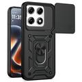 Motorola Edge 70 Pro Rotary Ring Hybrid Case with Camera Shield - Black