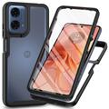 Motorola Moto E14/G24/G04/G04s 360 Protection Series Case - Black / Clear