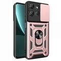 Motorola Moto G Power (2025) Rotary Ring Hybrid Case with Camera Shield
