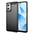 Motorola Moto G06/G06 Power Brushed TPU Case - Carbon Fiber - Black