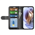 Motorola Moto G31/G41 Wallet Case with Magnetic Closure - Black