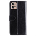 Motorola Moto G32 Wallet Case with Magnetic Closure - Black