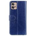 Motorola Moto G32 Wallet Case with Magnetic Closure - Blue