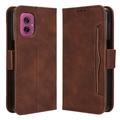Motorola Moto G55 Cardholder Wallet Case - Brown