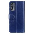 Motorola Moto G62 5G Wallet Case with Stand Feature - Blue
