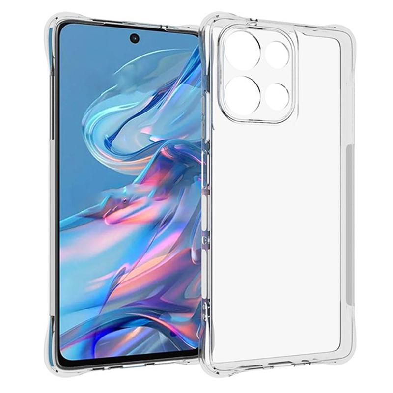 Custodia Cover In TPU Silicone Morbido Per Motorola Moto G72 - Anti Graffio E Assorbimento Urti (Blu)