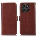 Motorola Moto G77/G67 Wallet Leather Case with RFID - Brown