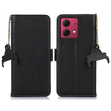 Motorola Moto G84 Wallet Leather Case with RFID
