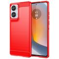 Motorola Moto G85/S50 Neo Brushed TPU Case - Carbon Fiber