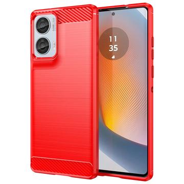 Motorola Moto G85/S50 Neo Brushed TPU Case - Carbon Fiber