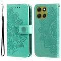 Motorola Moto G86 Mandala Series Wallet Case - Green