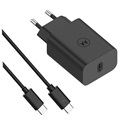 Motorola TurboPower 30 Wall Charger with USB-C Cable SJMC302 - 30W