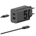 Motorola TurboPower 50 Duo Wall Charger with USB-C Cable SJMC502