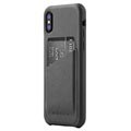 iPhone X / iPhone XS Mujjo Wallet Leather Cover