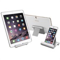 Multi-Angle Aluminium Desktop Holder for Smartphone/Tablet - 4"-10"