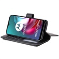 Multi-Card Slot Motorola Moto G10/Moto G30 Wallet Case - Black