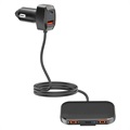 Joyroom JR-CL05 5-Port Fast Car Charger - 2x PD USB-C, 3x QC3.0 USB - 72W