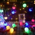 Multicolored LED String Lights with Bulbs - 1.5 m / 10 LEDs