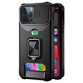 Multifunctional 4-in-1 iPhone 12 Pro Max Hybrid Case - Black
