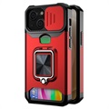 Multifunctional 4-in-1 iPhone 13 Mini Hybrid Case - Red