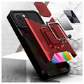 Multifunctional 4-in-1 iPhone 13 Hybrid Case - Red