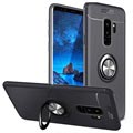Samsung Galaxy S9+ Multifunctional Magnetic Ring Case - Black