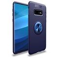 Samsung Galaxy S10+ Multifunctional Magnetic Ring Case - Blue