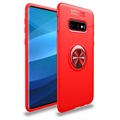 Samsung Galaxy S10+ Multifunctional Magnetic Ring Case - Red