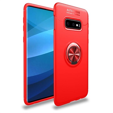 Samsung Galaxy S10+ Multifunctional Magnetic Ring Case - Red