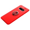 Samsung Galaxy S10+ Multifunctional Magnetic Ring Case - Red