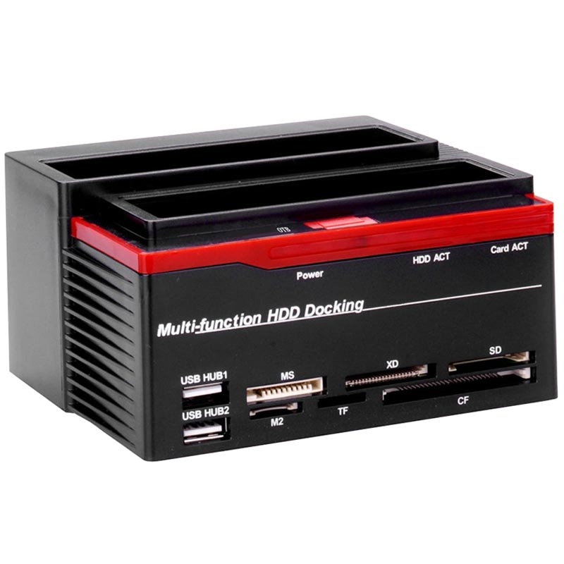 Jeg vil være stærk Bemyndigelse fortryde Multifunctional USB 2.0 to SATA/IDE Docking Station - Black