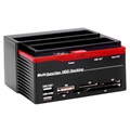 Multifunctional USB 2.0 to SATA/IDE Docking Station - Black